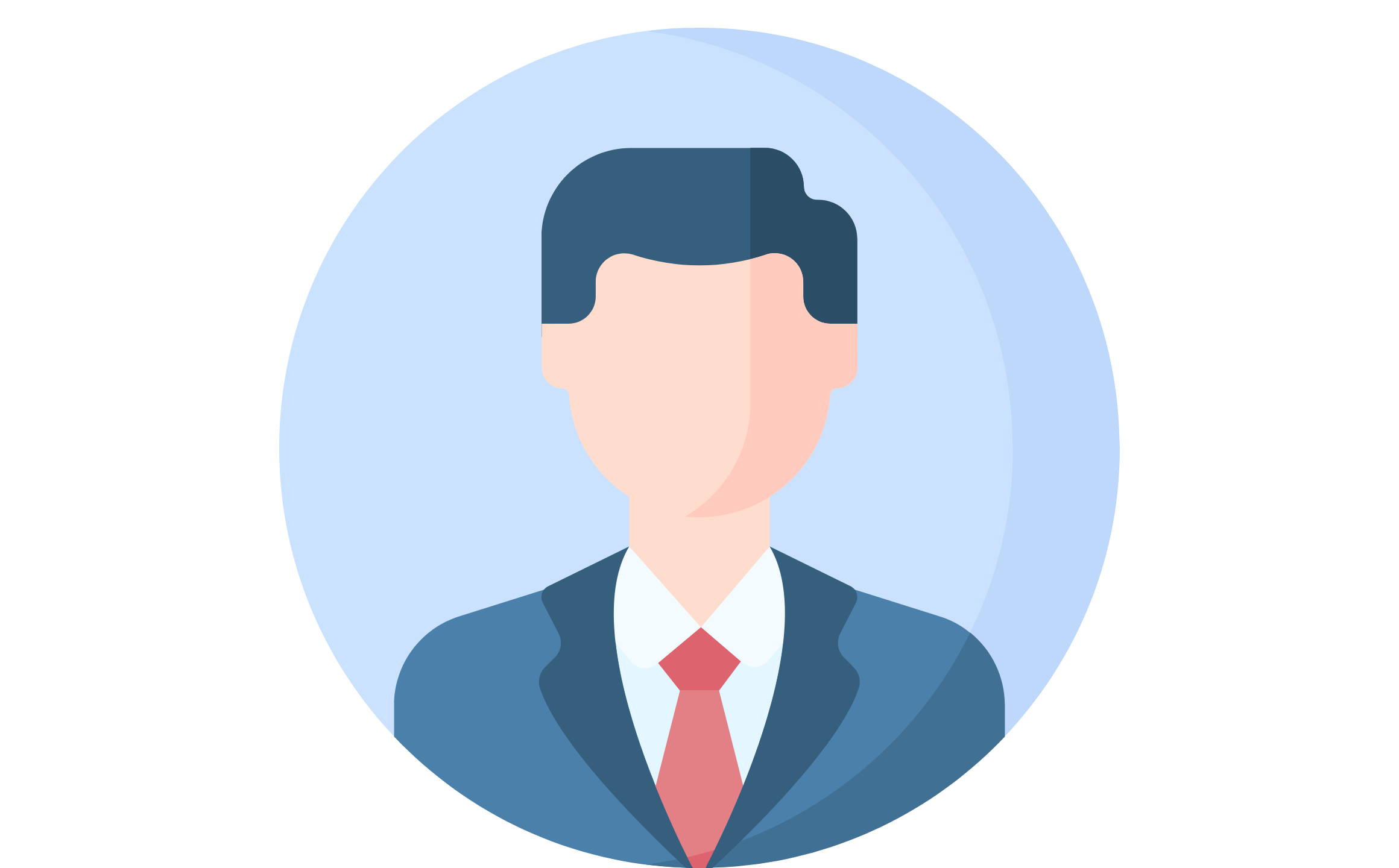 悩む経営者（男性）